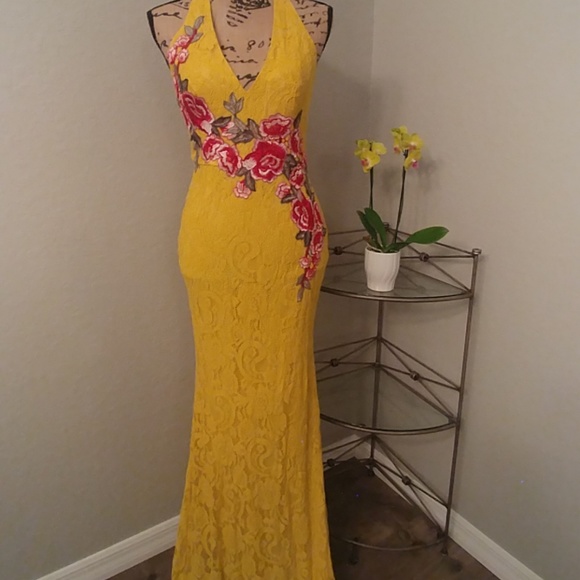 Maniju Dresses & Skirts - Beautiful floral embroidered lace dress